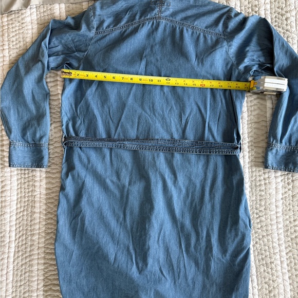 Banana Republic Button Up Shirt Dress, Size Large - Picture 7 of 8